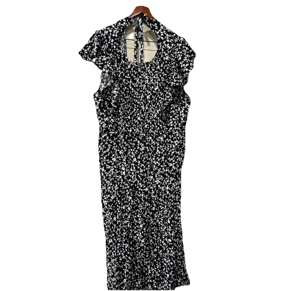 Old Navy Dress Mini Flutter Bloomcore Floral 4X Boho Prairie Vacation Beach - Picture 5 of 10